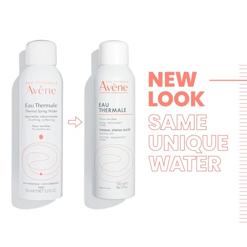Avène Thermal Spring Water, Soothing Calming Facial Mist Spray for Sensitive Skin, 5 Fl Oz
